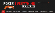 Tablet Screenshot of pokereverything.com